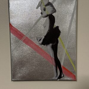 Hand made 8" x 10" art on canvas, signed by Sean Copy