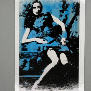 Kira Blue Vinyl sticker