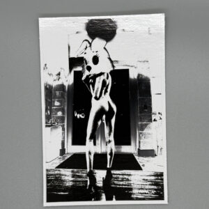 Bunny Butt Line Art vinyl sticker