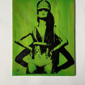 Hand made 8" x 10" art, signed by Sean