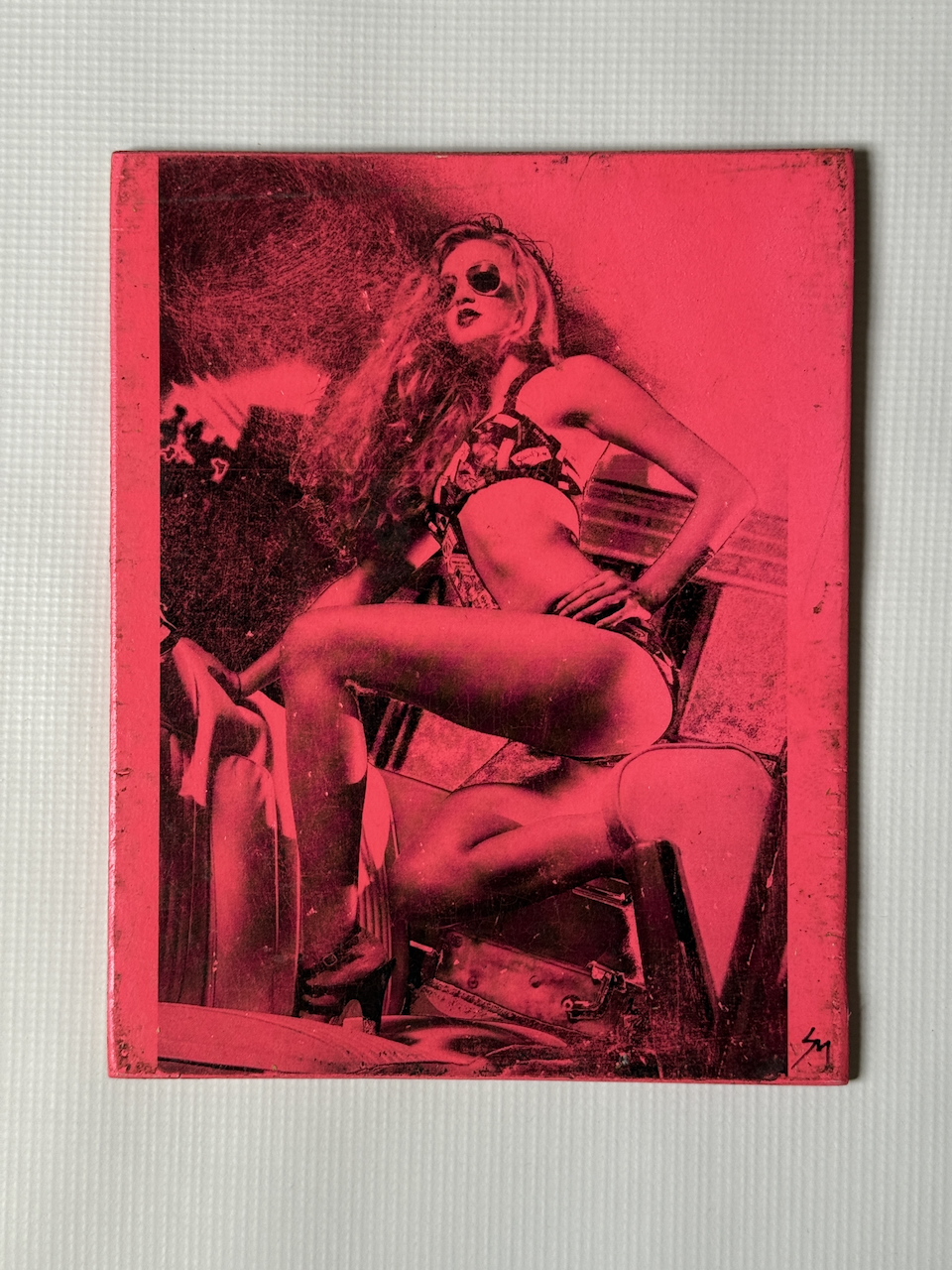 Hand made 8" x 10" art, signed by Sean