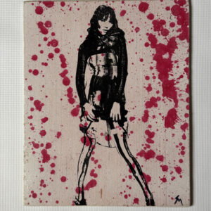 Hand made 8" x 10" art, signed by Sean