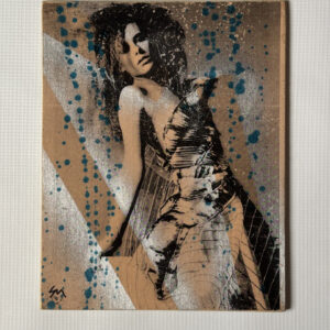 Hand made 8" x 10" art, signed by Sean