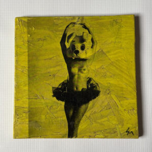 Hand made 8"x8" art, signed by Sean