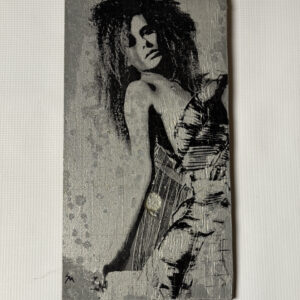 Hand made 7.5" x 14" art, signed by Sean