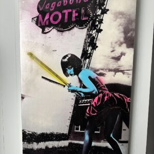 Hand made 24"x39" art, signed by Sean