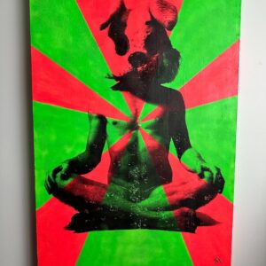 Hand made 24"x36" art, signed by Sean