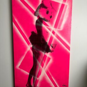 Hand made 24"x39" art, signed by Sean