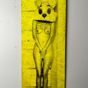 Hand made 14" x 34" art, signed by Sean