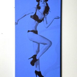 Hand made 10" x 20" art, signed by Sean