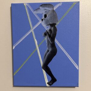 Hand made 8" x 10" art on canvas, signed by Sean Copy Copy Copy