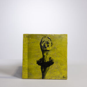 Hand made 8"x8" art, signed by Sean