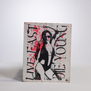 Hand made 8" x 10" art, signed by Sean