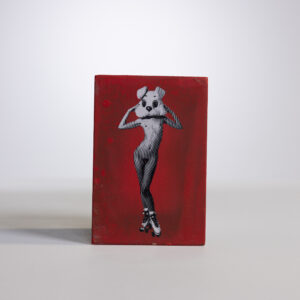 Hand made 4" x 6" art, signed by Sean