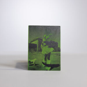 Hand made 4" x 6" art, signed by Sean