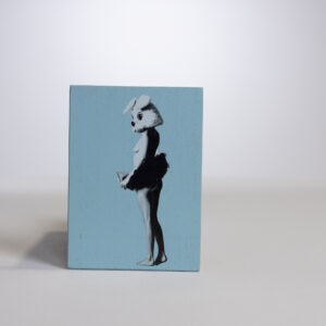 Hand made 4" x 6" art, signed by Sean